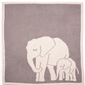 Barefoot Dreams CozyChic elephant baby blanket